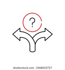 Better Decision Making Vector Icon Design