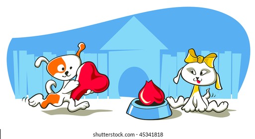 Better Half Of The Meat Bone (vector)