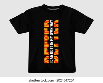 Better typography t shirt design