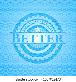 Better water wave representation style emblem.