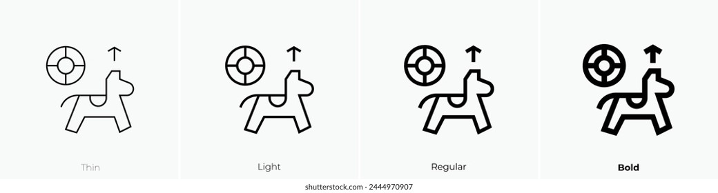 betting icon. Thin, Light Regular And Bold style design isolated on white background