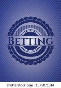 Betting jean background. Vector Illustration. Detailed.