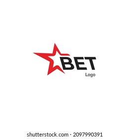 Betting logo word bet vector file 
