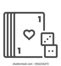Betting, square line vector icon.
