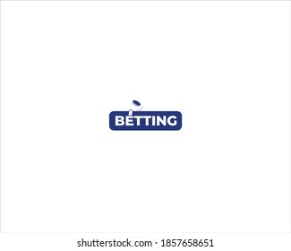 Betting Wordmark Logo Icon Vector