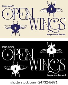 Bettle graphic tee design two colors print 