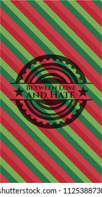 Between Love and Hate christmas emblem.