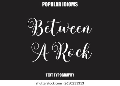 Entre um estilo de pedra texto caligráfico Idiomas