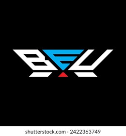 BEU letter logo vector design, BEU simple and modern logo. BEU luxurious alphabet design  