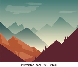 beutiful landscape environment mystic
