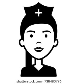 beutiful nurse avatar character