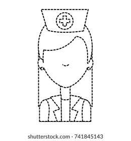 beutiful nurse avatar character