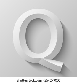 Bevel font with shadow in eps 10