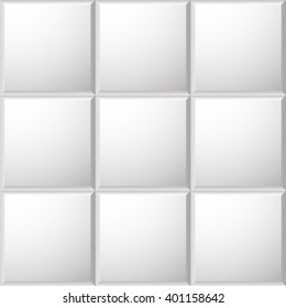 Beveled ceramic tiles pattern. seamlessly repeatable