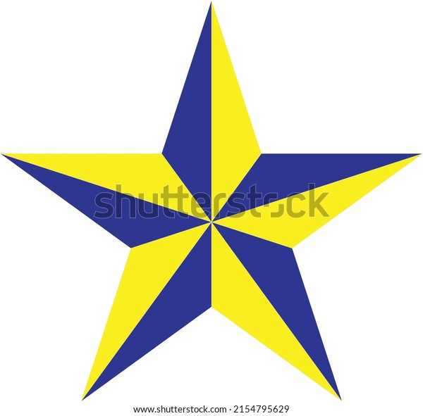 Beveled Star Vector Art Decoration Stock Vector Royalty Free 2154795629 Shutterstock 1741