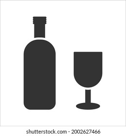 Design des Getränke-Flasche-Icons Vektorgrafik