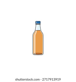 Beverage Bottle icon flat vector design.
