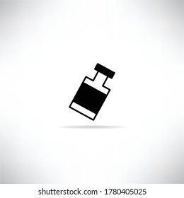 beverage bottle icon vector illustration