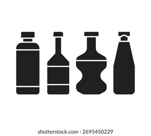 beverage bottle icon vector illustration
