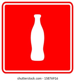 beverage bottle sign