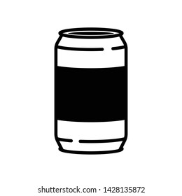 Beverage can icon in trendy flat style isolated on white background. Symbol for your web site design, logo, app, UI. Vector illustration, EPS
