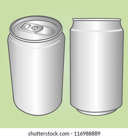 beverage can vector