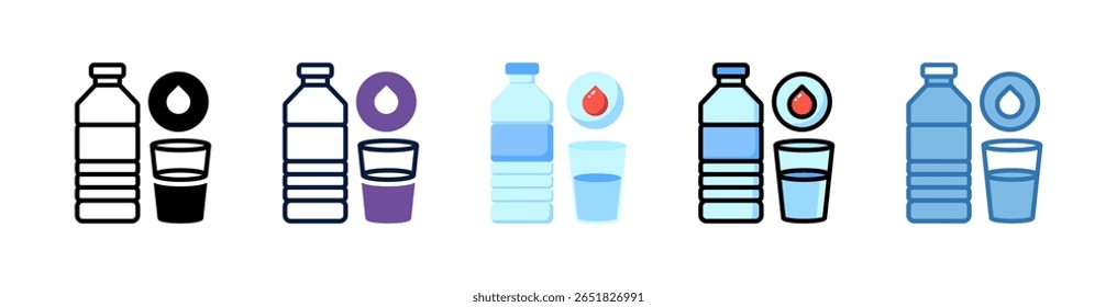 Icon-Element zur Auswahl von Getränken für Design