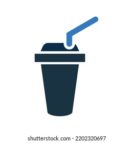 Beverage, Coffee, Cup Icon. Simple Editable Vector Graphics.