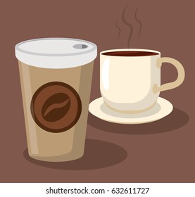 beverage coffee cup paper portable hot