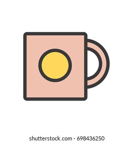 Beverage cup Icon cartoon