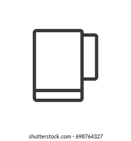 Beverage cup Icon line icon