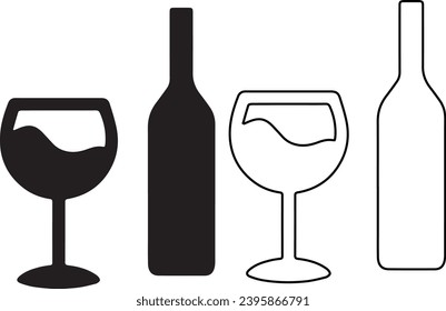 Beverage, drink, drinking, glass, wine icon