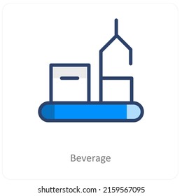 Concepto De Icono De Bebidas Y Bebidas