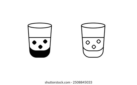 Beverage Drink icon design with white background stock illustration