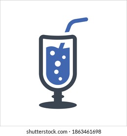 Icono de bebida, gráficos vectoriales