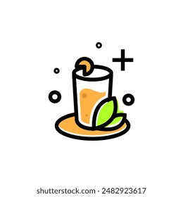 Beverage Drink Logo Design Vector