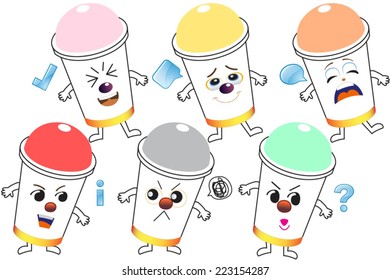 beverage emoticon set