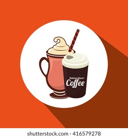 beverage flat icon design 