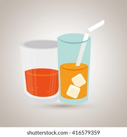 beverage flat icon design 