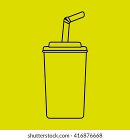 beverage flat icon design 