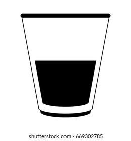 beverage in glass cup icon image 