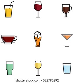 Beverage Icon Bold in color
