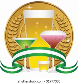 Beverage Icon Platter