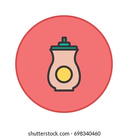 Beverage Icon red button