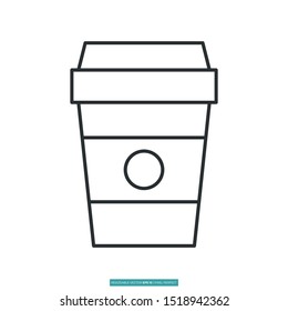 beverage icon vector illustration logo template for many purpose. Isolated on white background.