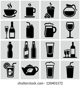 Beverage icons