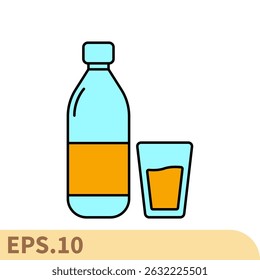 beverage icons symbol vector elements for infographic web