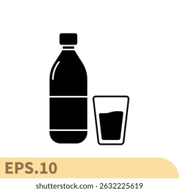 beverage icons symbol vector elements for infographic web