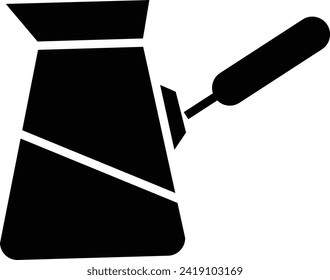 Beverage Jar solid and glyph vector illustration
