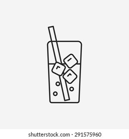 beverage line icon